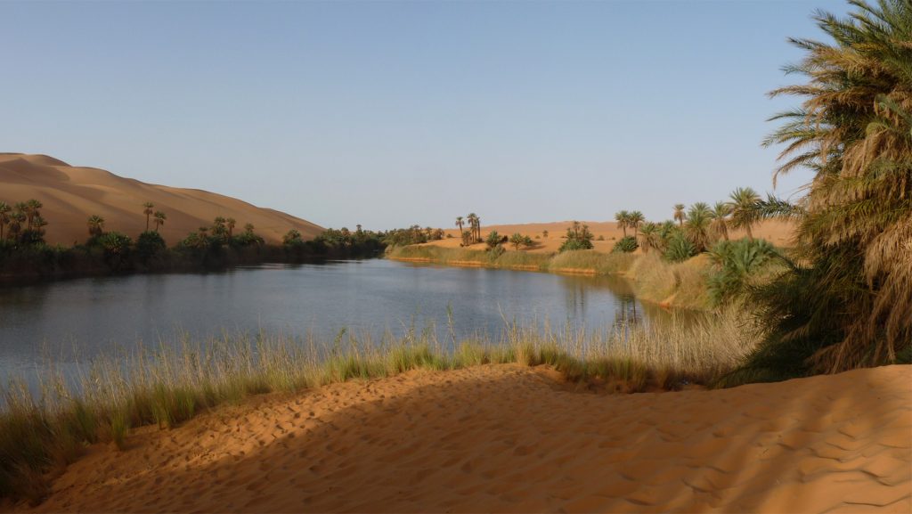 LY - Lake fed by groundwater in the Ubaru Sebha area SW Libya