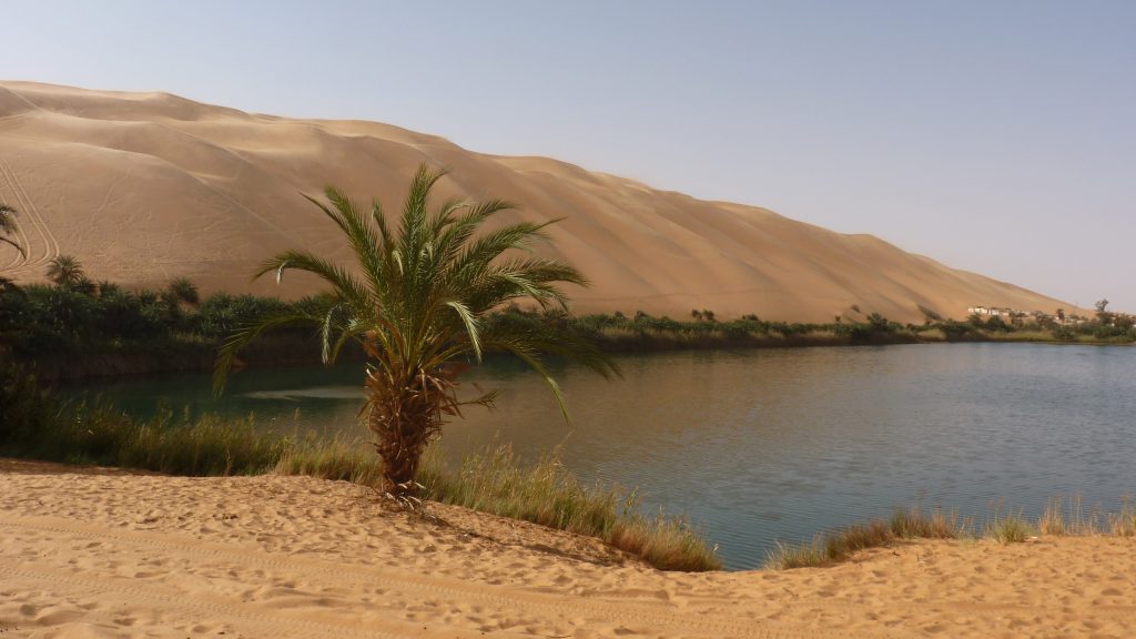LY - Lake fed by groundwater in the Ubaru Sebha area SW Libya